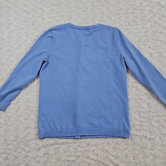 Talbots Petite Size P Charming Cardigan Blue Tank and Cardigan Set - Picture 6 of 9
